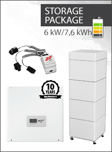 RCT Powerstorage 6 kW + 4x1.9 kWh (7.6 kWh) RCT Powerbattery Paket