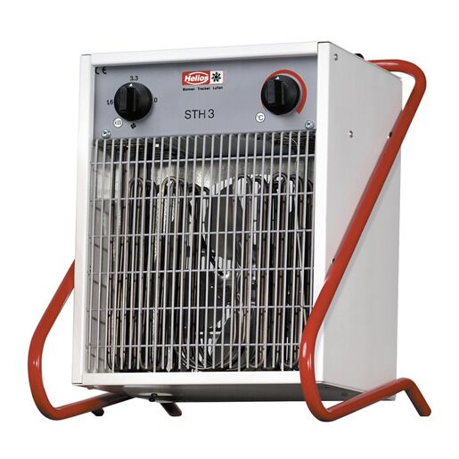 HELIOS VENTILATOREN STH 3, Industrie-Heizlüfter 1 PH., 3,3 kW, Lüfterleistung 400 m³/h, 39x29x47,5cm, 8kg