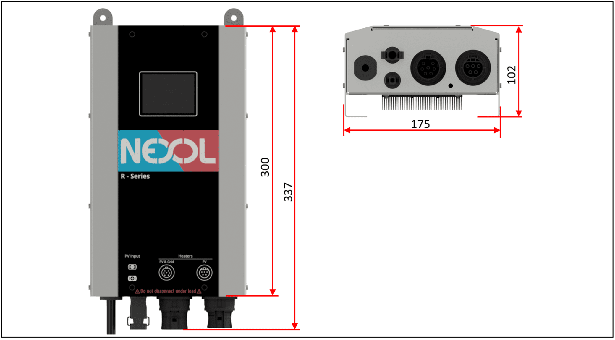 Nexol Solar - Warmwasser - Komplettpaket - 1 Heizstab 3 kW + 4 x IBC MonoSol 400 + 120L Warmwasserspeicher – Bild 5