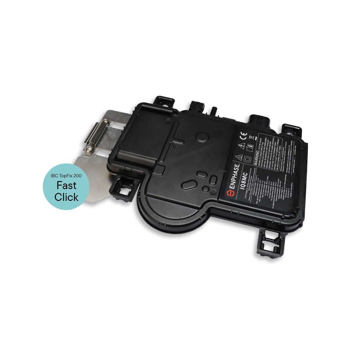 Enphase IQ8HC Fast Click Modulwechselrichter 1~/3~ 380VA MC4 Montageclip