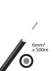 Elettro Brescia Solarkabel 6mm² 500m - schwarz