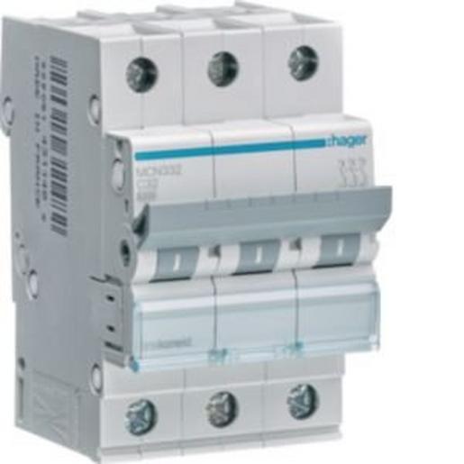 HAGER MCN332, LS-Schalter 3 polig 6kA C-32A 3M